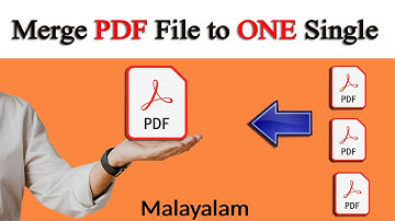 How to Merge PDF files into one (malayalam)