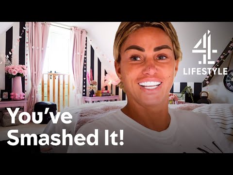 Katie Price's Master Bedroom Gets Chic Makeover | Katie Price's Mucky Mansion | Channel 4 Lifestyle
