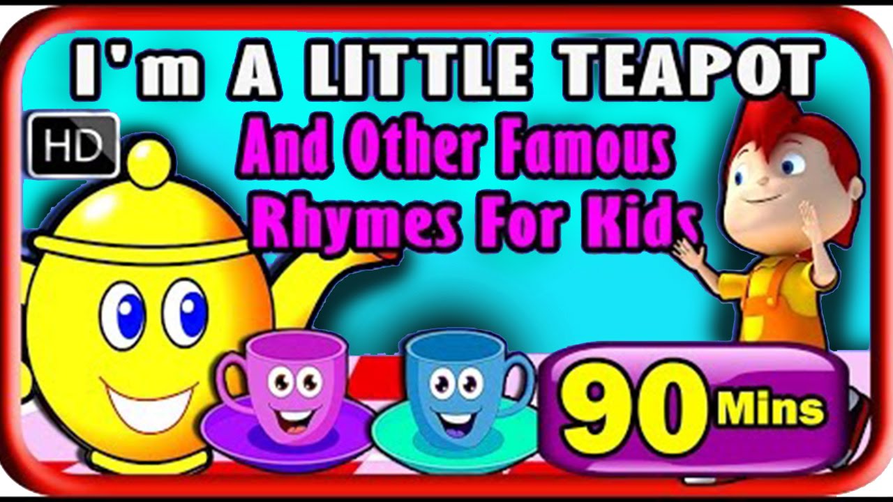 I Am A Little Teapot English Nursery Rhymes With Full HD English