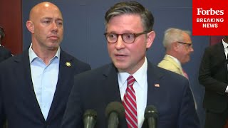 BREAKING NEWS: Speaker Johnson Speaks To Reporters After Closed-Door Briefing On Strikes On Iran