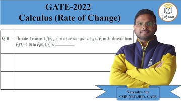 GATE-2022 Mathematics(MA) || Calculus || Question No. 60