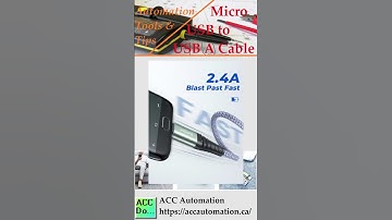 Automation Tools - Micro USB to USB A Cable