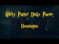 Harry potter daily poem densaugeo