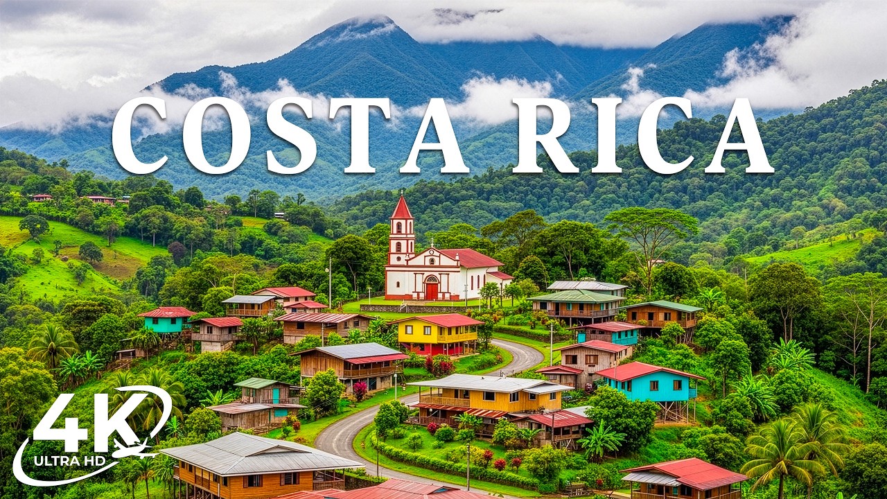 Costa Rica 4K | Where Rainforests Breathe – Emerald Canopies, Wild Rivers & Warm Ocean Air