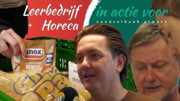 Hospitality training company takes action for the Almere Food Bank