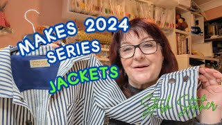 All the FABULOUS Jackets I Made in 2024 | #sewingprojects Vlog #77