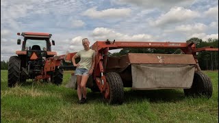 Farm life update + mow grass with me!…🚜🇺🇸🐄