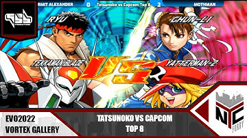 Tatsunoko VS Capcom Vortex Gallery top 8 #evo2022 [4k/60fps]