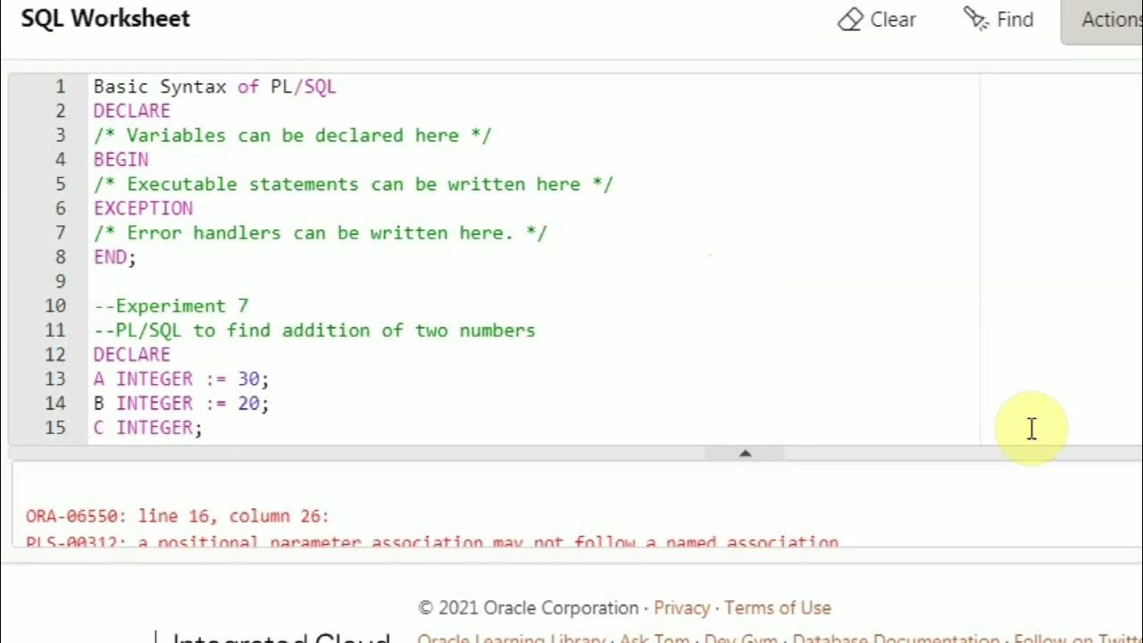 Dbms # 13 | pl sql | procedures | in and out parameters - YouTube