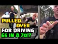 Pulled Over For Driving 65 In a 70!!!!