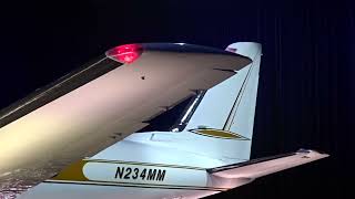 The Walt Disney Company Grumman Gulfstream I N234MM on display at D23 Expo