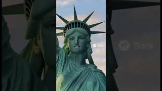 The Statue of Liberty, brought to you by our kids. #aivideos #dance #statueofliberty #sora