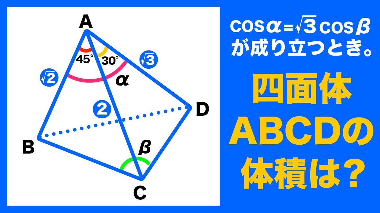 数学Ⅱ】共通テストに出る有名三角形×三角比の問題をFocusGold著者が