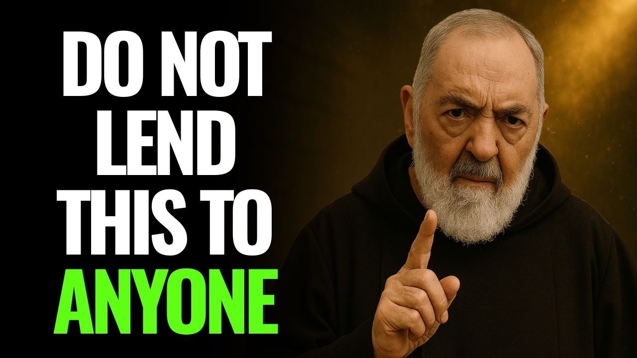 PADRE PIO REVEALED: 3 THINGS YOU SHOULD NEVER LEND TO ANYONE