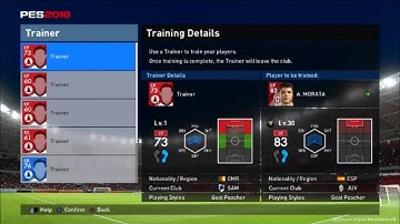 PES 2016 | Edit Mode, Training, Team Strategy & Stadiums