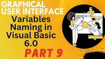 Variables Naming in Visual Basic 6.0 II Graphical User Interface (Computer Science) (Hindi)