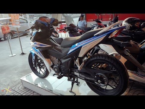 Mẫu Xe Honda Winner sơn phối màu trắng xanh cực đẹp  SƠN XE MÁY ĐẸP