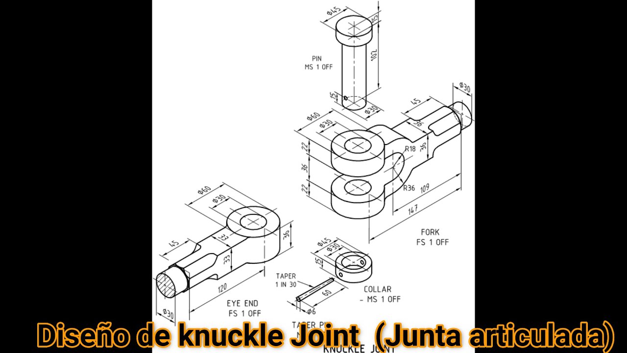 20. ¡¡ Diseño de Knuckle Joint ( Junta articulada) parte 1!!