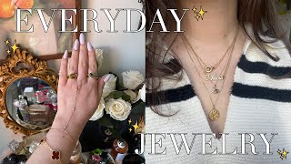 EVERYDAY JEWELRY COLLECTION ✨ | Affordable jewelry from Mejuri, Etsy, Evry Jewels & more!