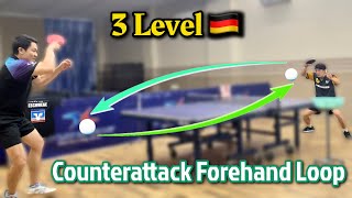 3 levels Forehand Counterattack Loop | Ti Long shares keys with Germans 🇩🇪 screenshot 3
