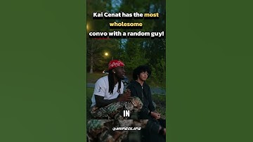 Kai Cenat has the most wholesome convo with a random guy!