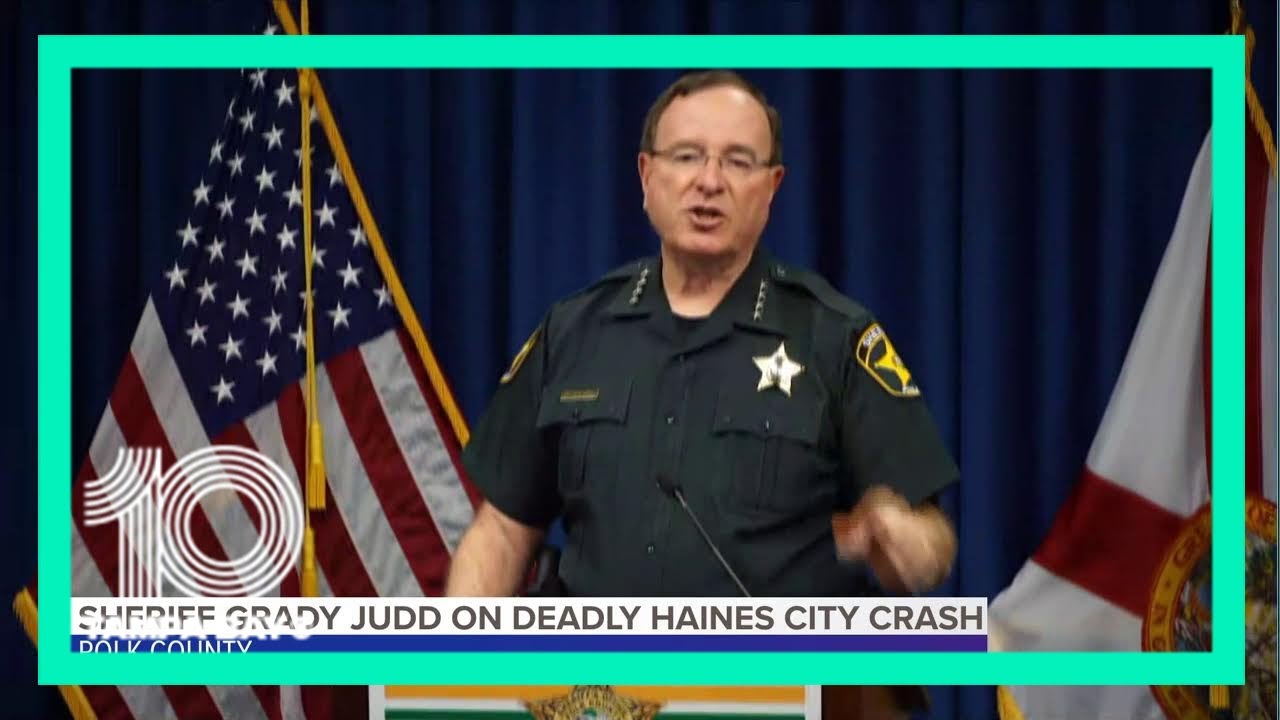 Polk County Sheriff Grady Judd on deadly Haines City crash - YouTube