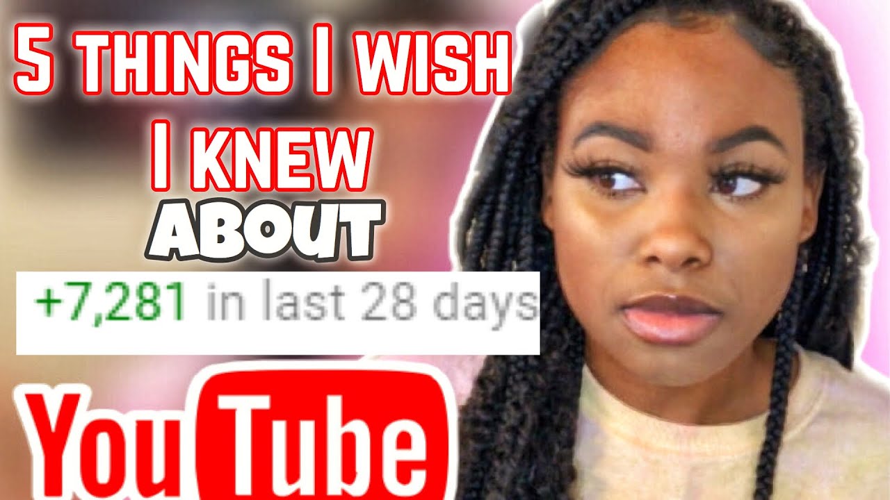 5 MORE Things I WISH I Knew BEFORE Starting a YOUTUBE CHANNEL - YouTube