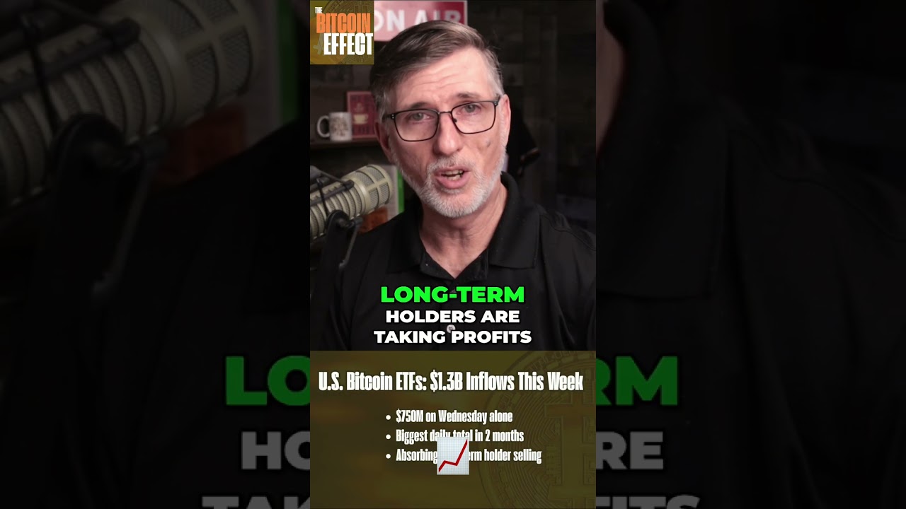 Bitcoin ETFs Fueling Price Surge: Long-Term Holders vs. ETF Inflows! #shorts