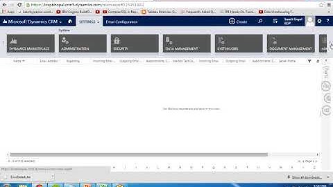 Gmail Configuration With Dynamic CRM