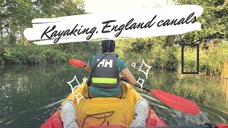 kayaking in odiham basingstoke canal | england kayak experience Marathi vlogs|