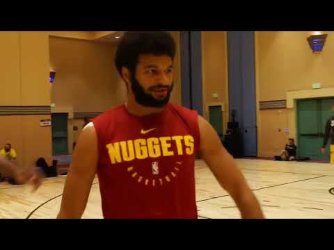 NBA Players Practice Inside NBA Bubble - YouTube