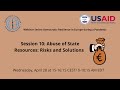 (Armenian) April 2021 IFES webinar on Abuse of State Resources; Risks and Solutions