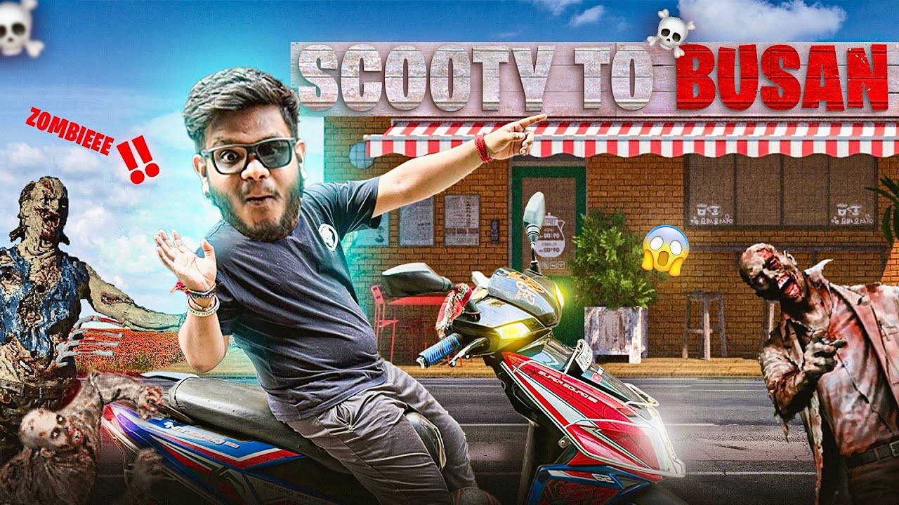 I TRAVELLED TO BUSAN BY SCOOTY 😱🔥