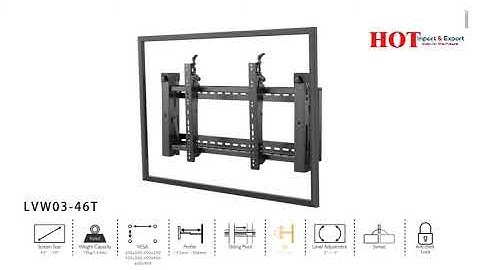 LVW03-46T POP-OUT VIDEO WALL MOUNT