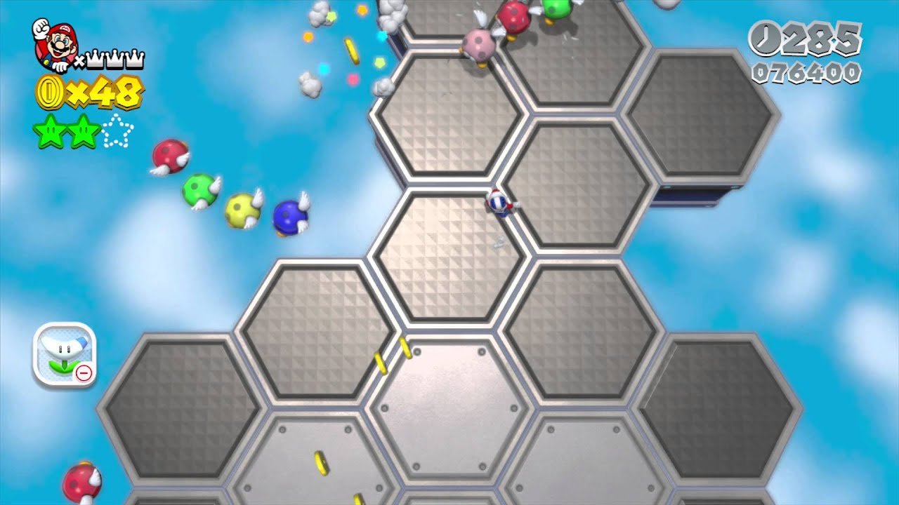 Super Mario 3D World World Flower10 (Green Star Guide) YouTube