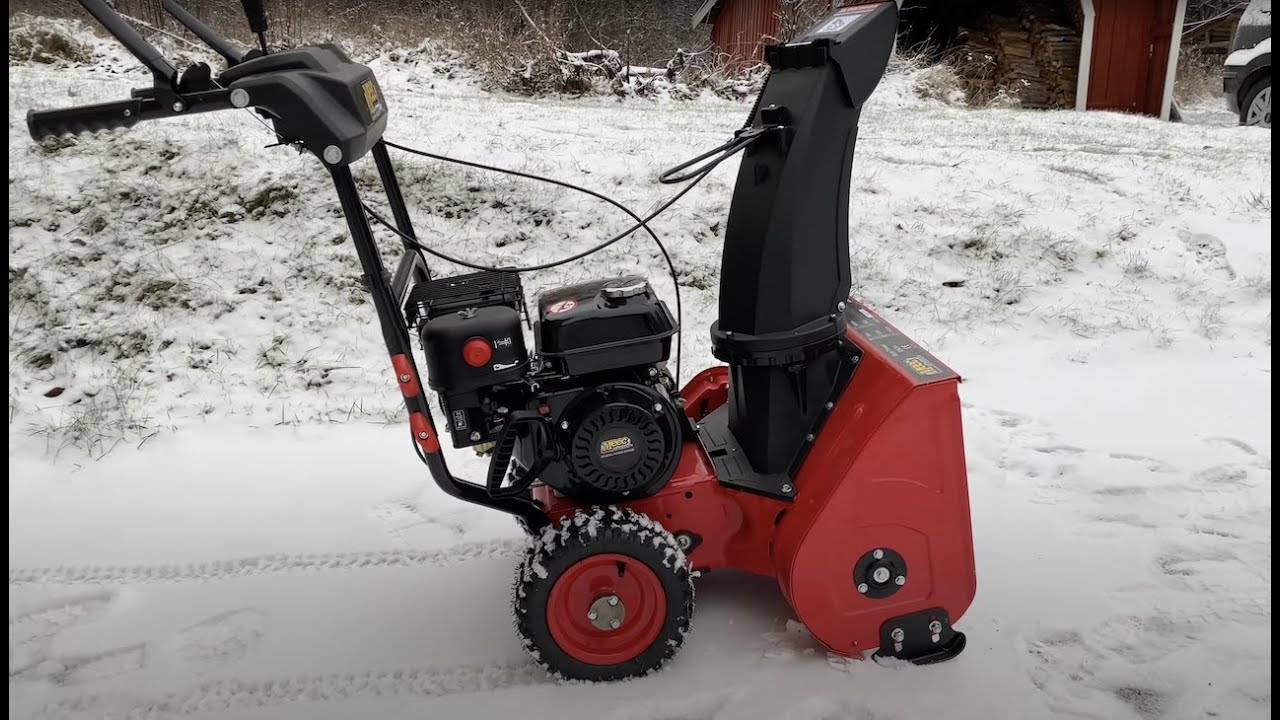 Snow Blower Test & Review / Billig Snöslunga Testad