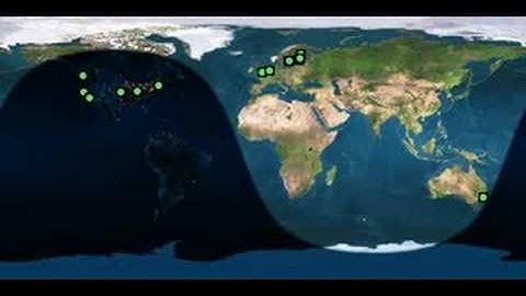 Live Bittorrent streaming swarm in action