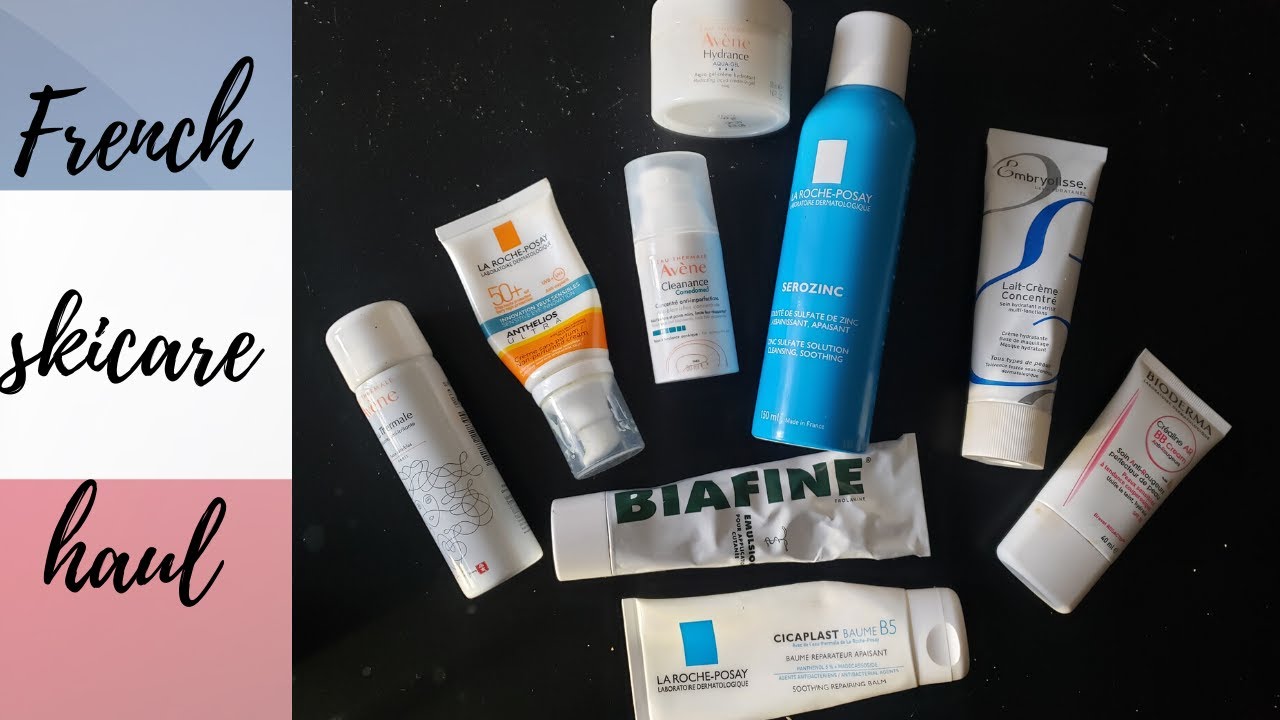 FRENCH SKINCARE HAUL & REVIEW YouTube