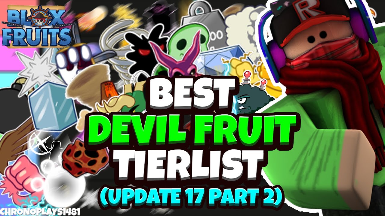 Todas as frutas do blox fruit Tier List (Community Rankings