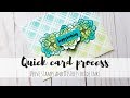 Distress oxide ink technique - Handmade card process video