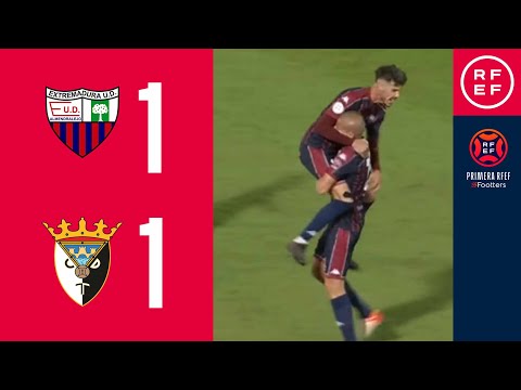 RESUMEN I Extremadura UD 1-1 CD Tudelano I PrimeraRFEF I Jornada 9 I Grupo 1