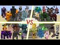 Battle royal with mobs from famous mods in Minecraft 1.16.5! Minecraft mob battle! Part2