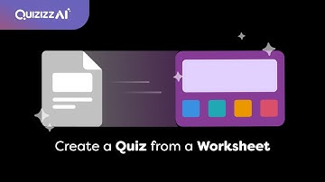 Create a quiz from a worksheet with Quizizz AI | ASMR 🎧