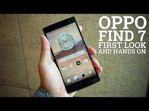 Oppo Find 7 First Look and Hands On!