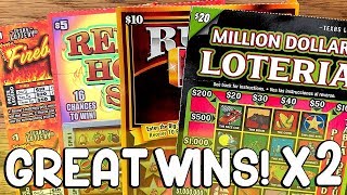 🔎 SHOW ME THE MONEY!! 💰 Ruby 7s, Red Hot Slots + MORE!  ✪ TEXAS LOTTERY Scratch Off Tickets