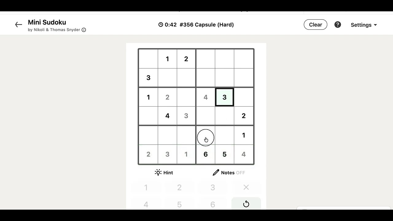 LinkedIn Mini-Sudoku Answer Today | 02 August 2026 - Puzzle #356