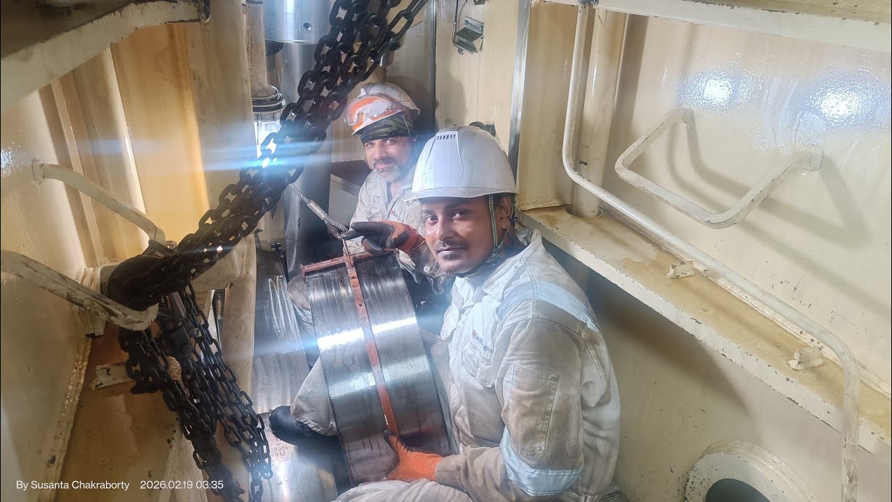 Main Engine Main Bearing Survey & Overhauling | Step-by-Step Maintenance I MAN B&W 6S 60MC-C Engine 