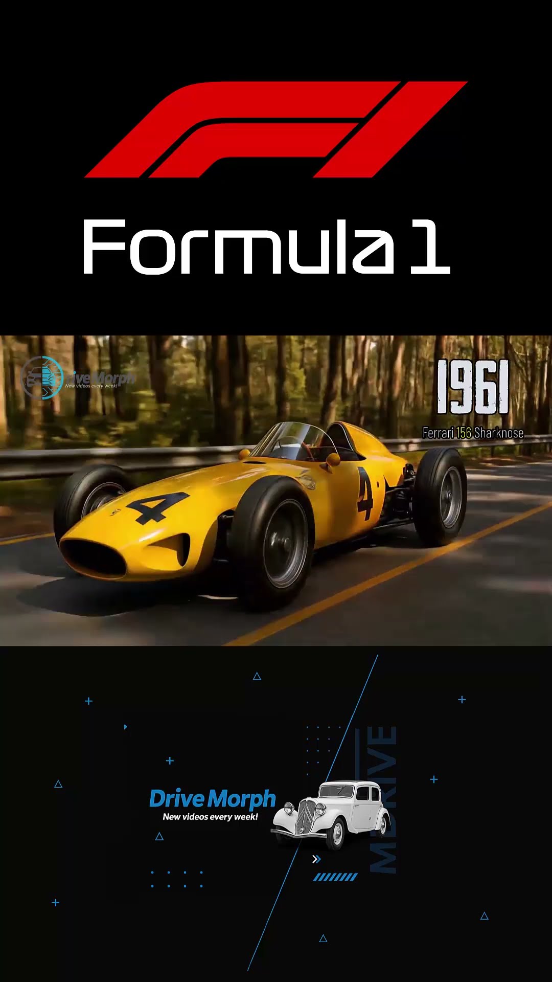 F1 Evolution 1950 to 1970 Iconic Race Cars - YouTube
