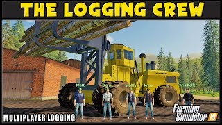 Can This Massive Machine Unload All This Wood At The New Mill? | Logging Crew FS19