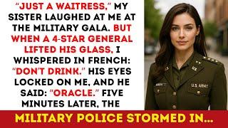 I Was Mocked By My Sister As A Waitress – Until I Said 3 Words In French To A 4-Star General…